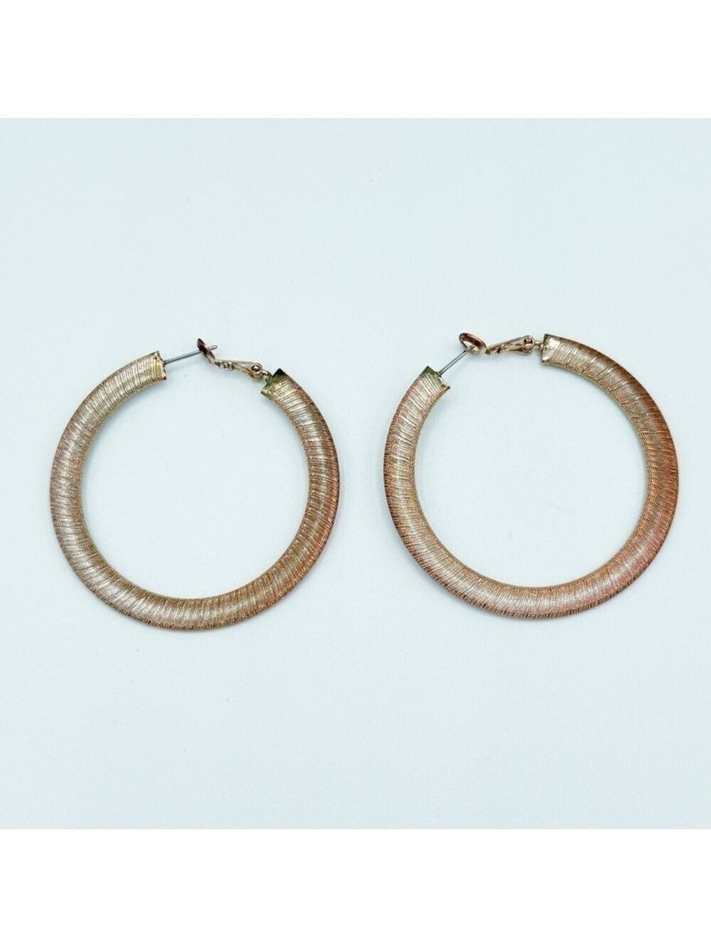 Gold hoop earrings